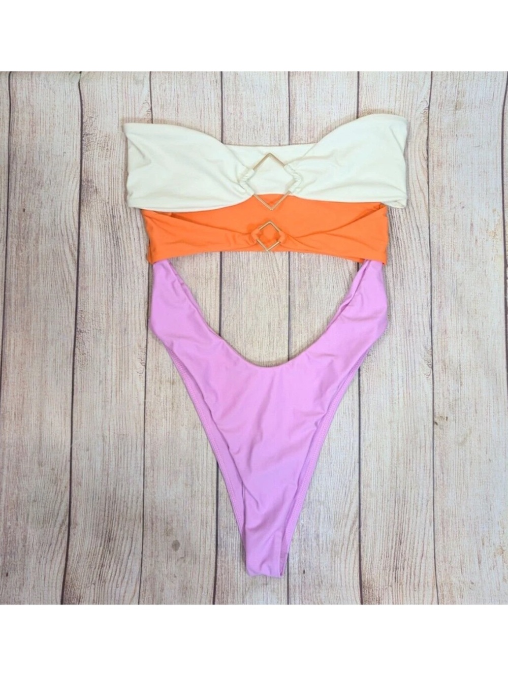Lovers + Friends Colorblock One-Piece Swimsuit